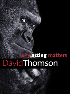 cover image of Why Acting Matters